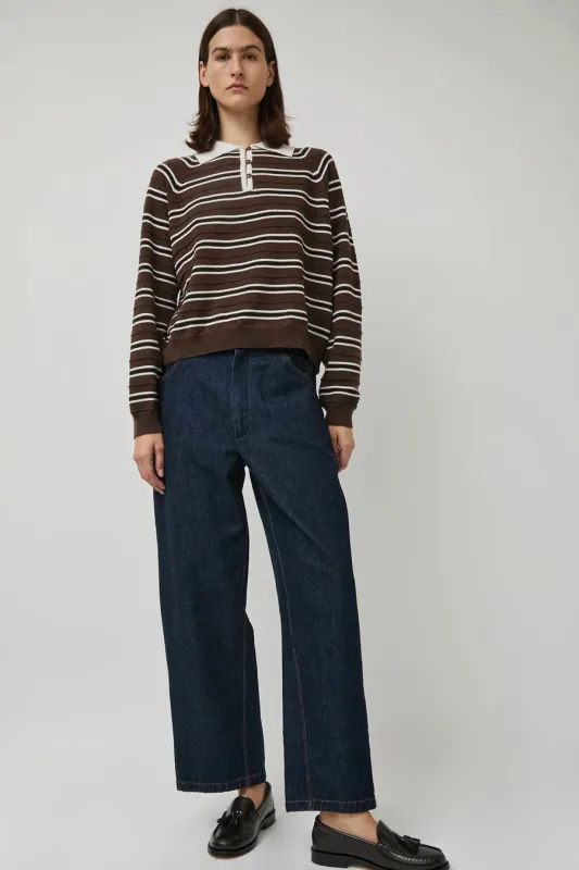 CORDERA Denim Straight Pants in Indigo sold by No. 6