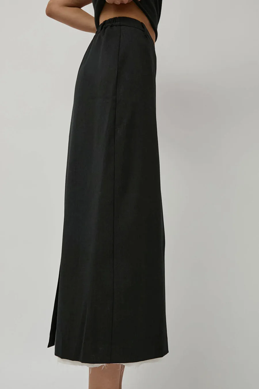 CORDERA Tailoring Long Skirt in Anthracite sold by No. 6 product image thumbnail 4