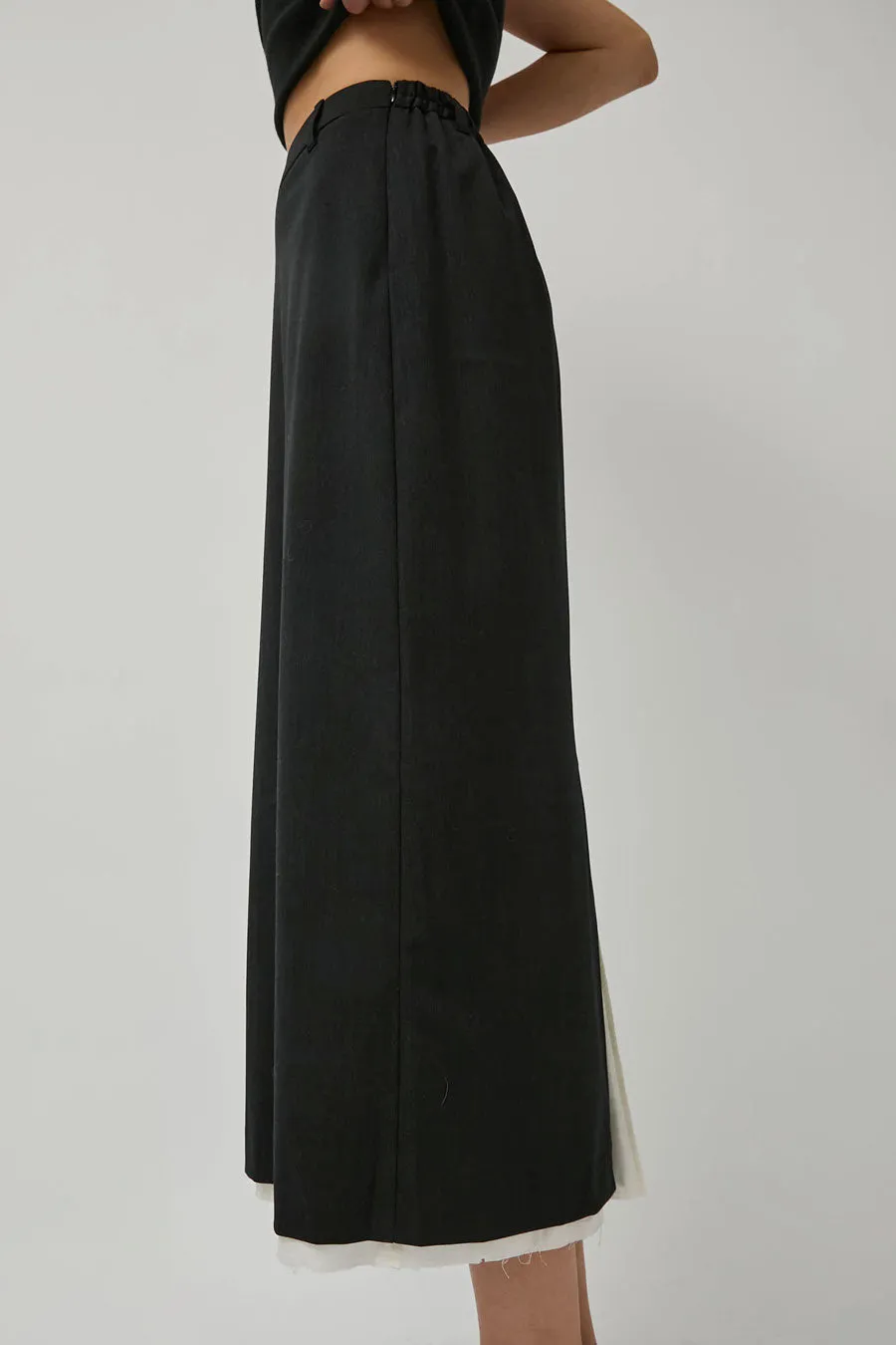 CORDERA Tailoring Long Skirt in Anthracite sold by No. 6 product image thumbnail 2