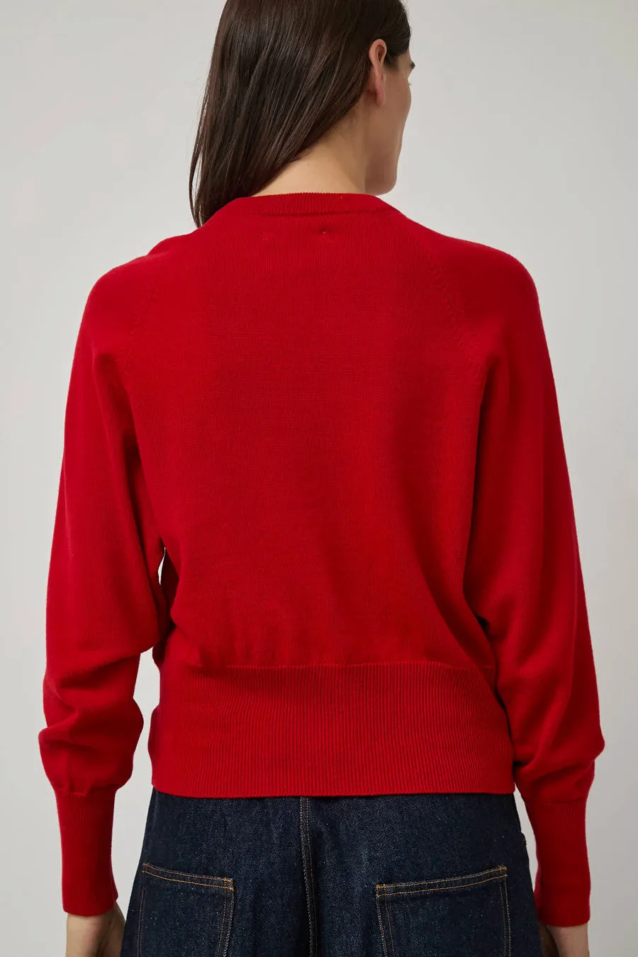 CORDERA Merino Wool Sweater in Red sold by No. 6 product image thumbnail 5