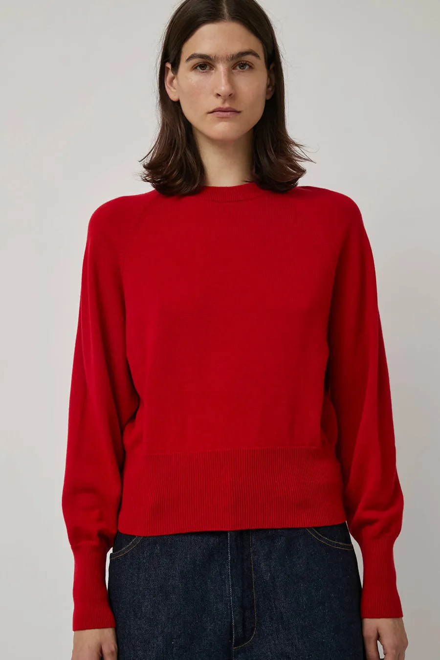 CORDERA Merino Wool Sweater in Red sold by No. 6