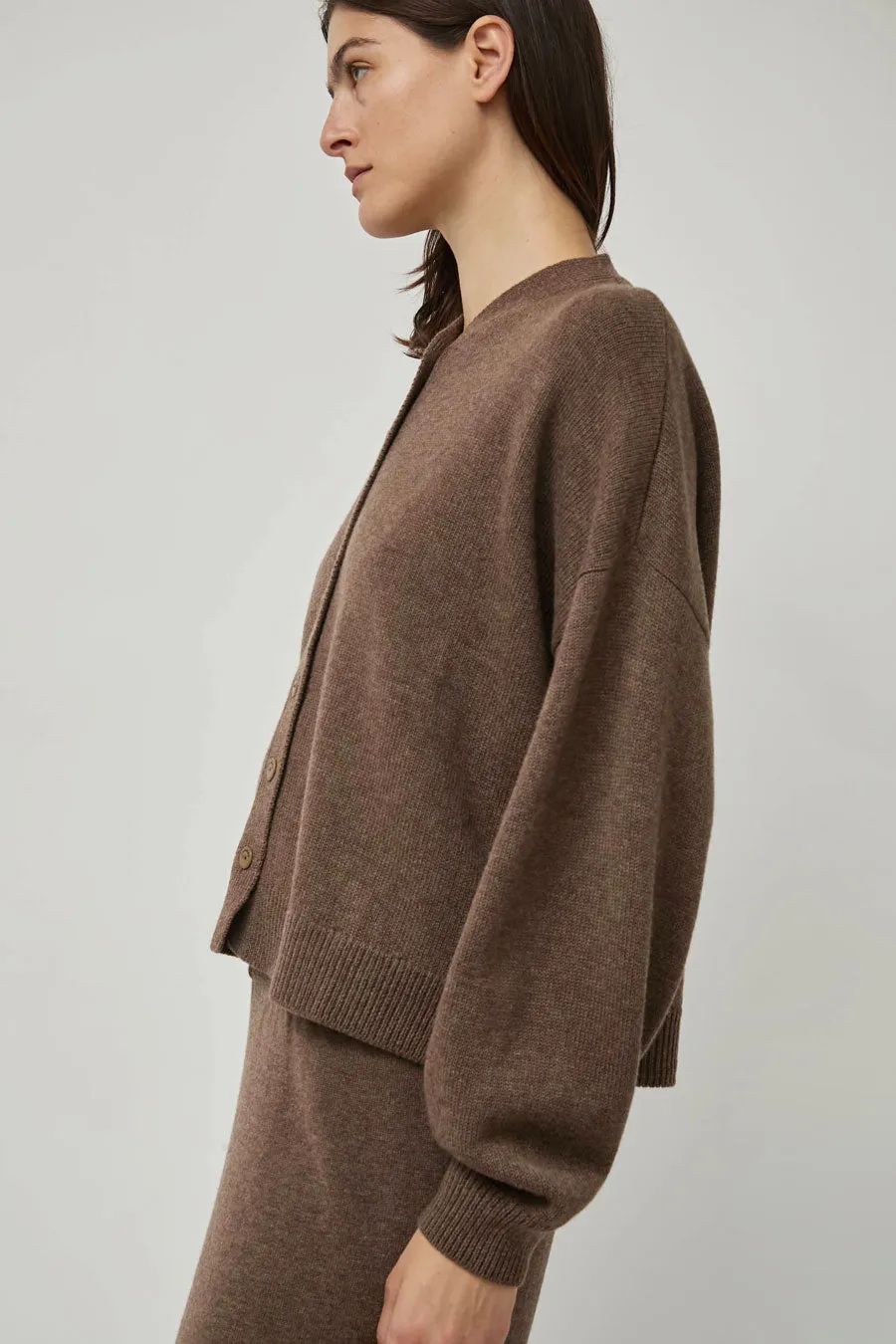 CORDERA Merino Wool Cardigan in Taupe sold by No. 6 product image thumbnail 2