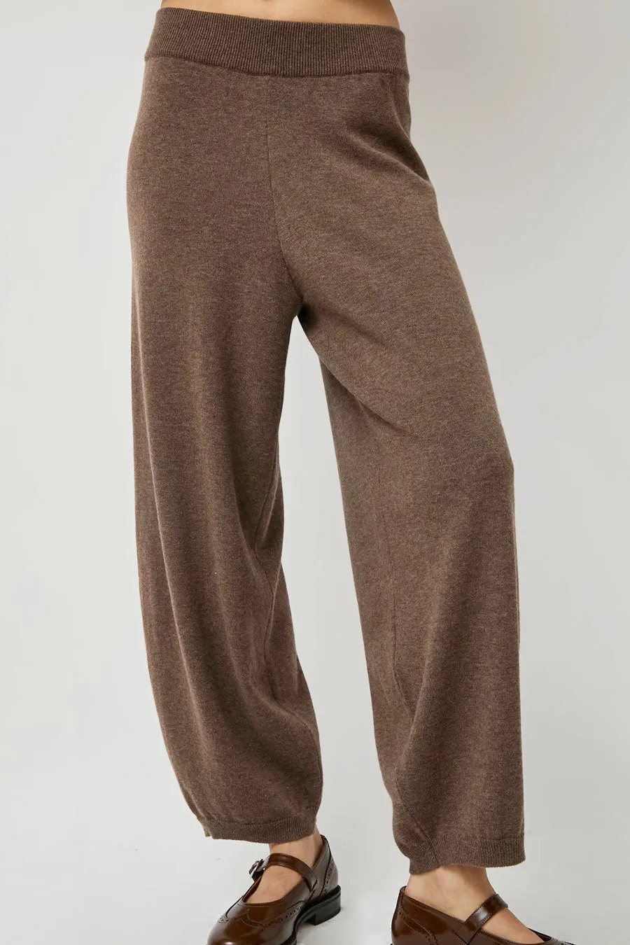 CORDERA Merino Curved Wool Pants in Taupe sold by No. 6 product image thumbnail 3