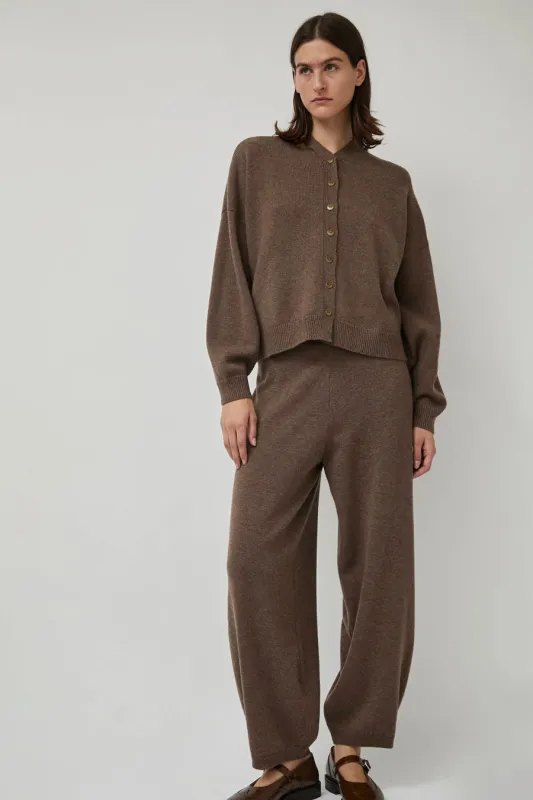 CORDERA Merino Curved Wool Pants in Taupe sold by No. 6