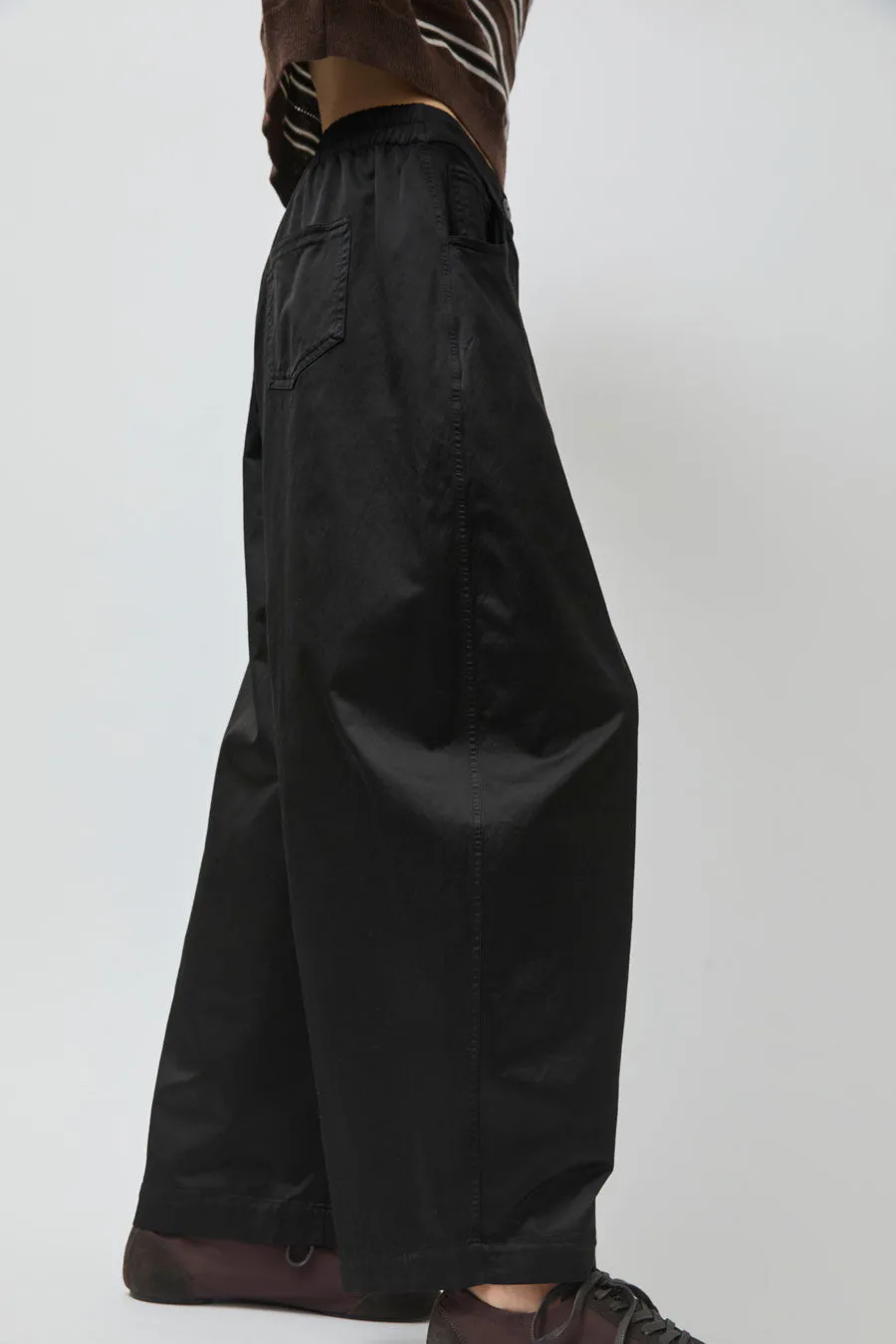 CORDERA Satin Curved Pants in Black sold by No. 6 product image thumbnail 4