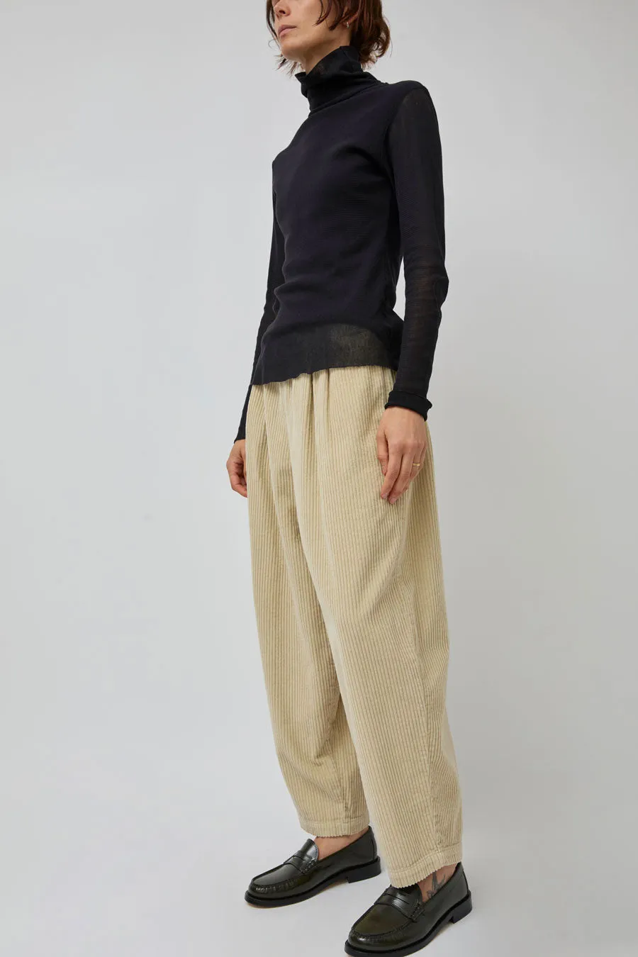 Black Crane Wide Pants in Ivory sold by No. 6 product image thumbnail 4