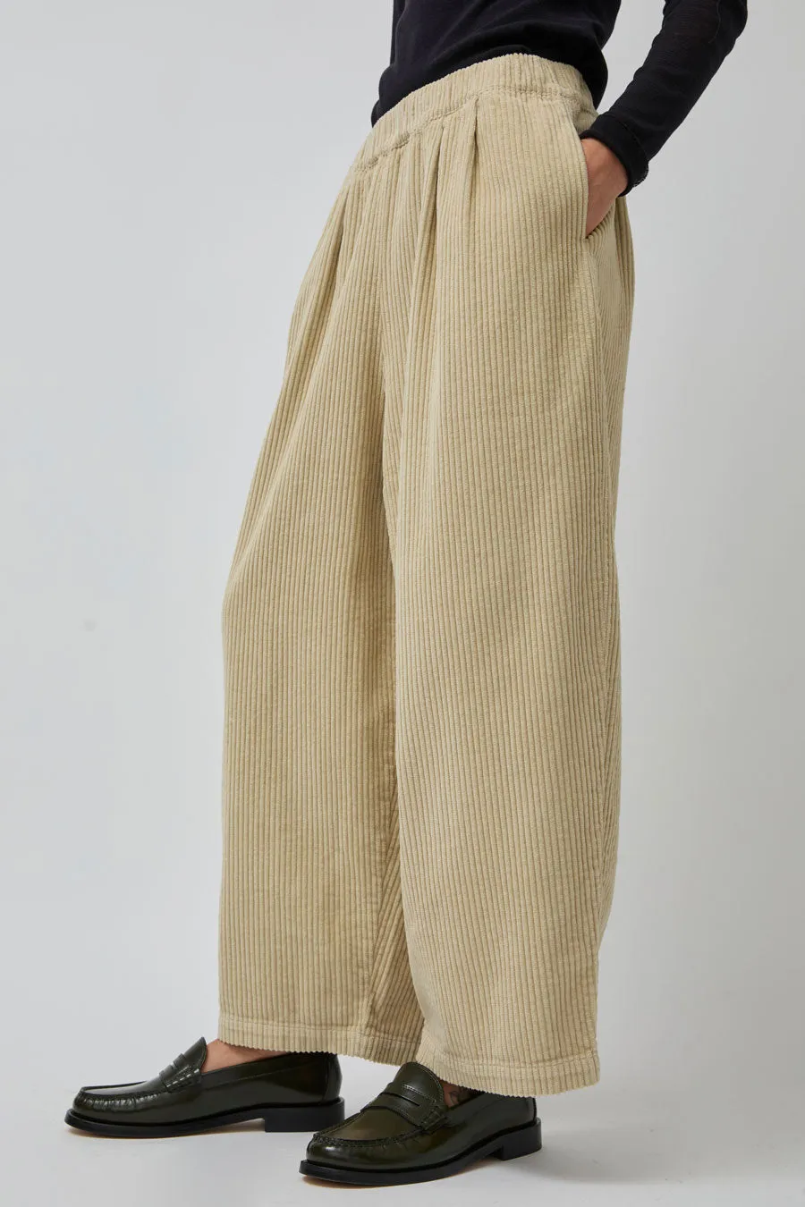 Black Crane Wide Pants in Ivory sold by No. 6 product image thumbnail 2