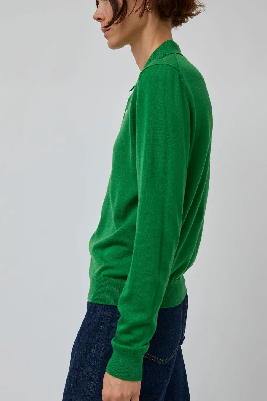 B Sides Knit Polo in Green sold by No. 6 product image thumbnail 2