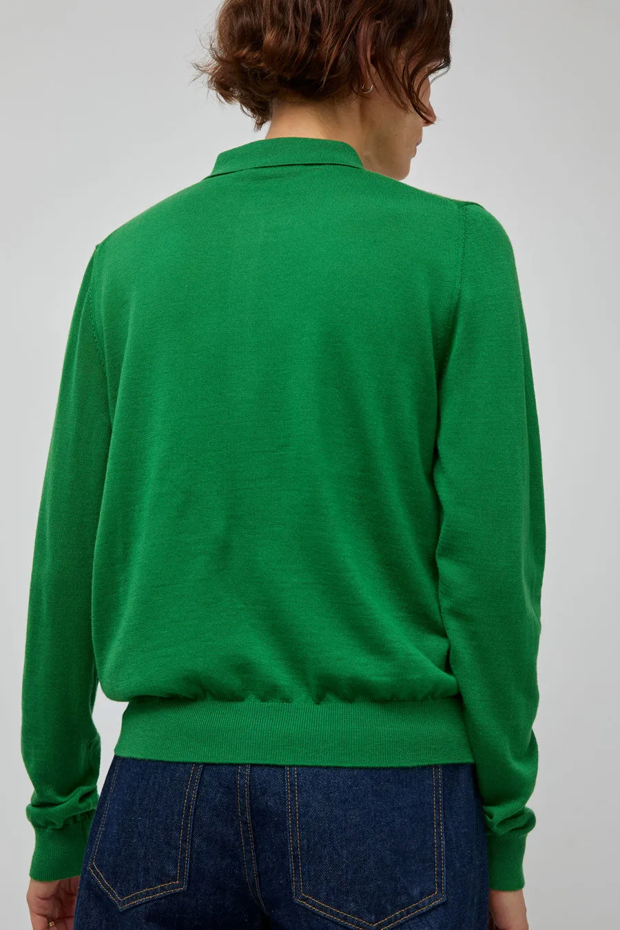 B Sides Knit Polo in Green sold by No. 6 product image thumbnail 5