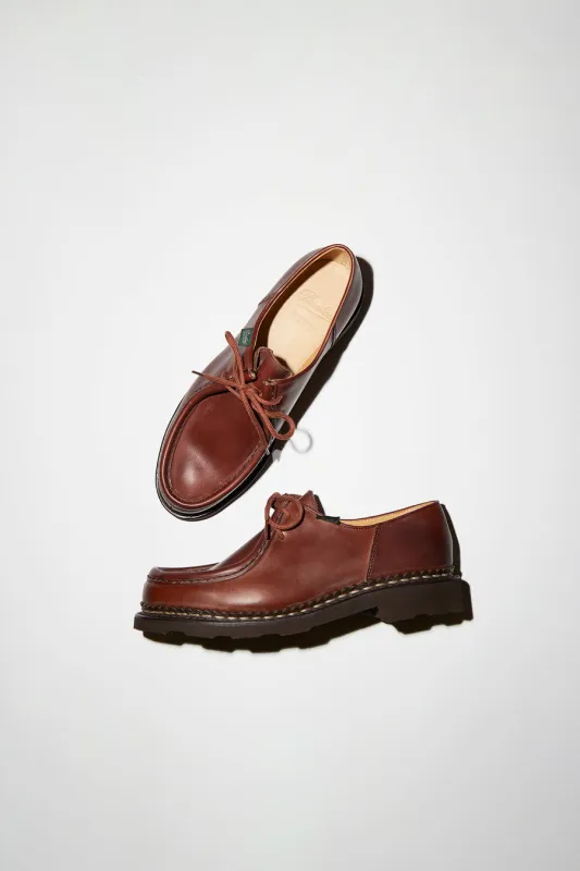 Paraboot Michael Shoe in Lisse Marron sold by No. 6
