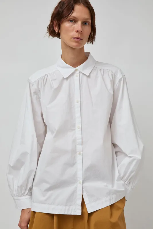 Rue De Tokyo Sloan Blouse in White sold by No. 6