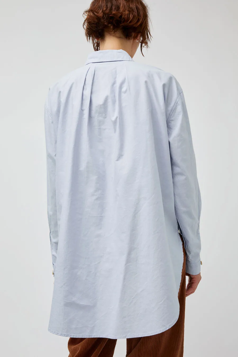 Rue De Tokyo Shelby Oxford Blouse in Light Blue sold by No. 6 product image thumbnail 4