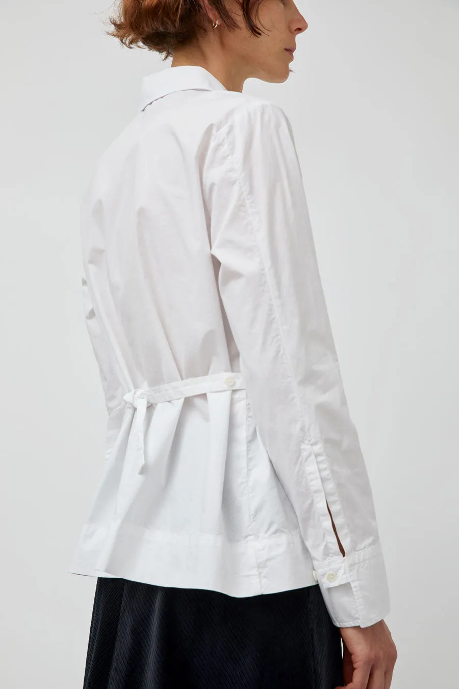 Rue De Tokyo Saloma Blouse in White Poplin sold by No. 6 product image thumbnail 2