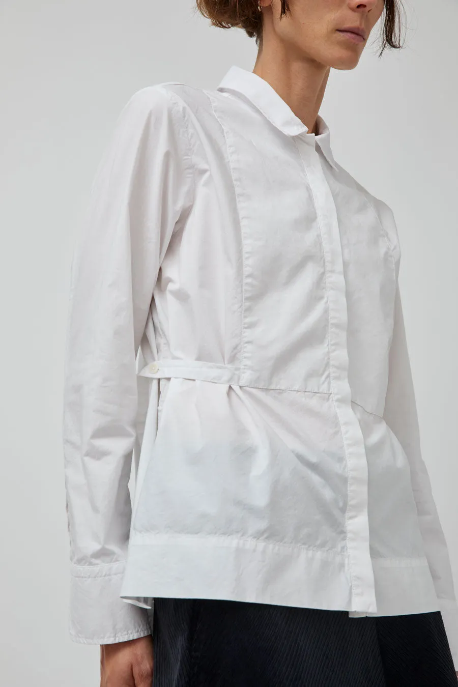 Rue De Tokyo Saloma Blouse in White Poplin sold by No. 6 product image thumbnail 3