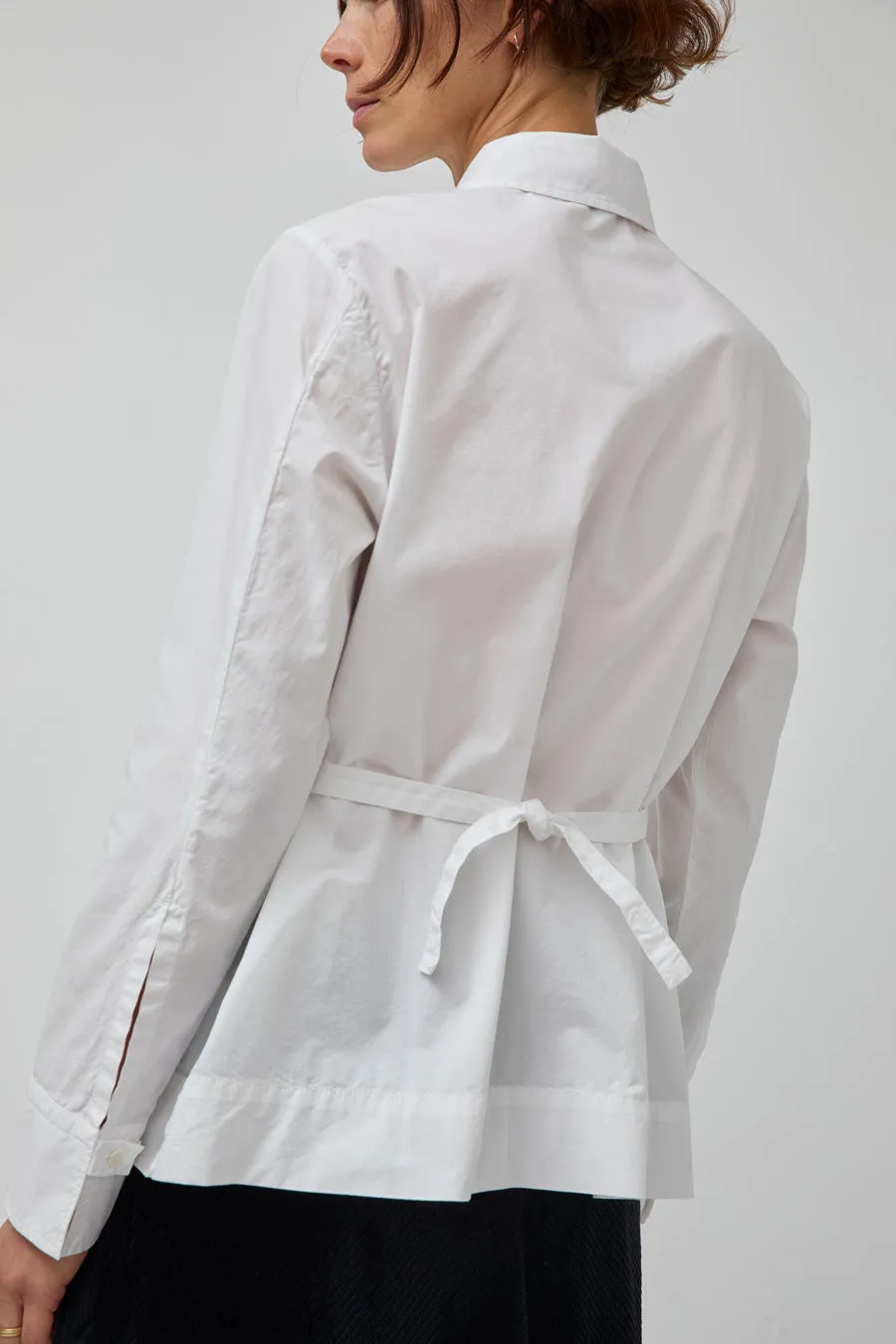 Rue De Tokyo Saloma Blouse in White Poplin sold by No. 6 product image thumbnail 5