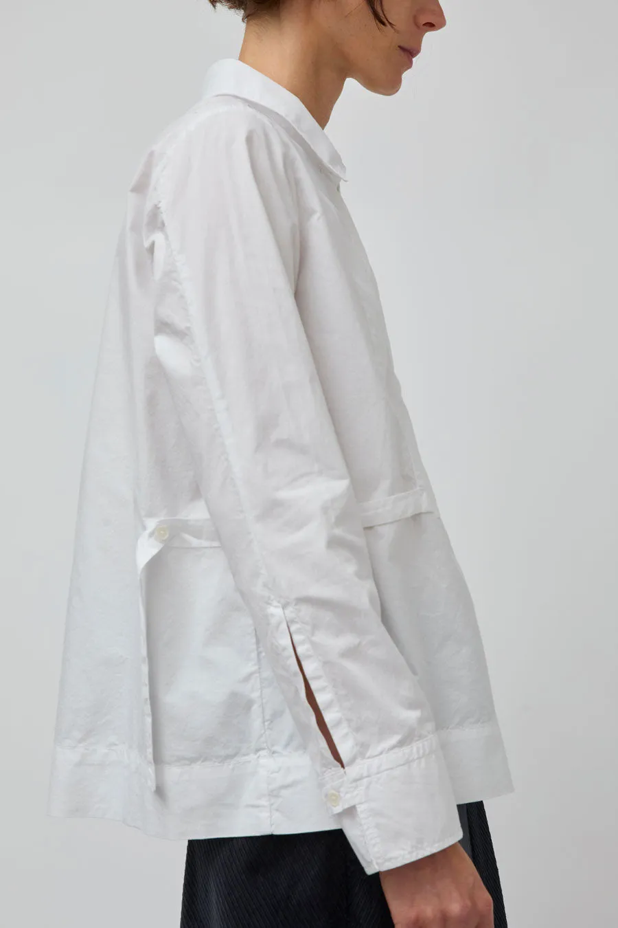 Rue De Tokyo Saloma Blouse in White Poplin sold by No. 6 product image thumbnail 4