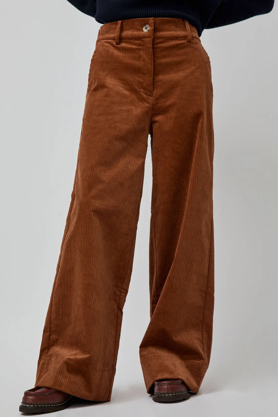 Rue De Tokyo Philly Trousers In Golden Brown Corduroy sold by No. 6 product image thumbnail 2