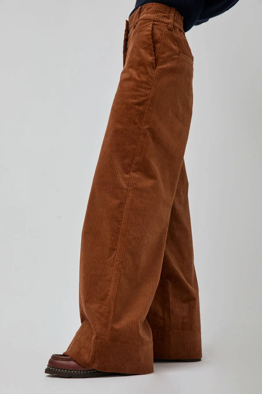 Rue De Tokyo Philly Trousers In Golden Brown Corduroy sold by No. 6 product image thumbnail 3