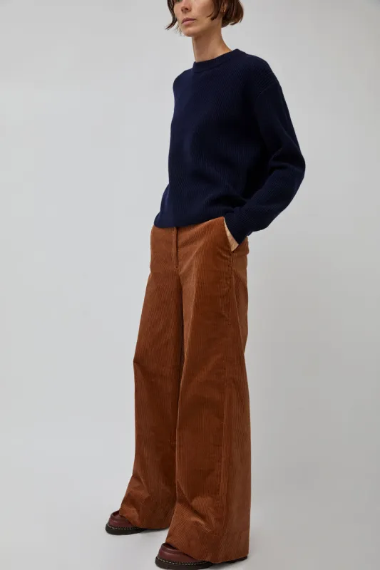 Rue De Tokyo Philly Trousers In Golden Brown Corduroy sold by No. 6