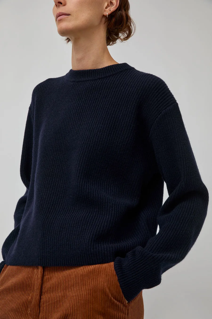 Rue De Tokyo Karli Crewneck Sweater in Navy sold by No. 6 product image thumbnail 3