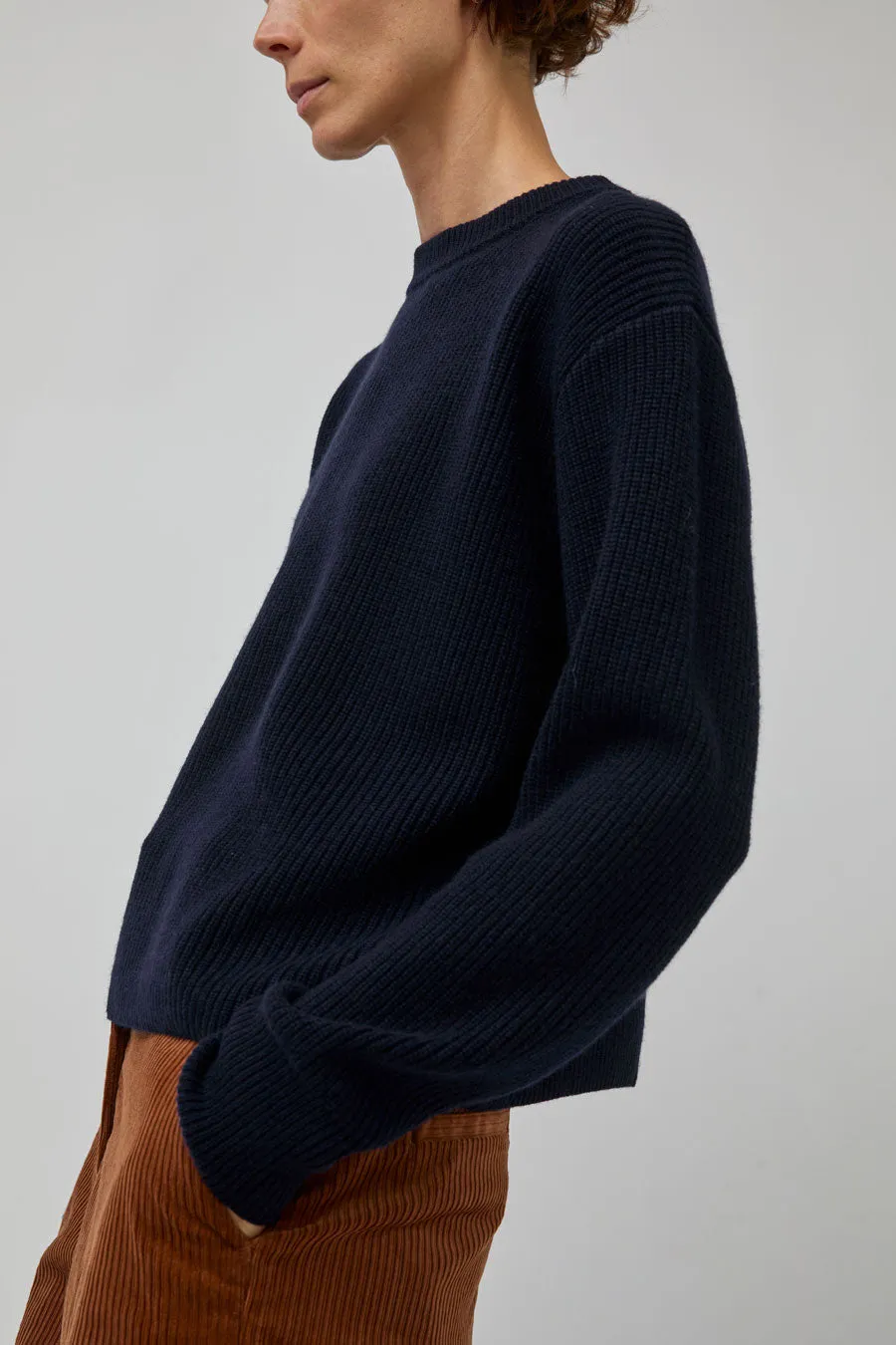 Rue De Tokyo Karli Crewneck Sweater in Navy sold by No. 6 product image thumbnail 2