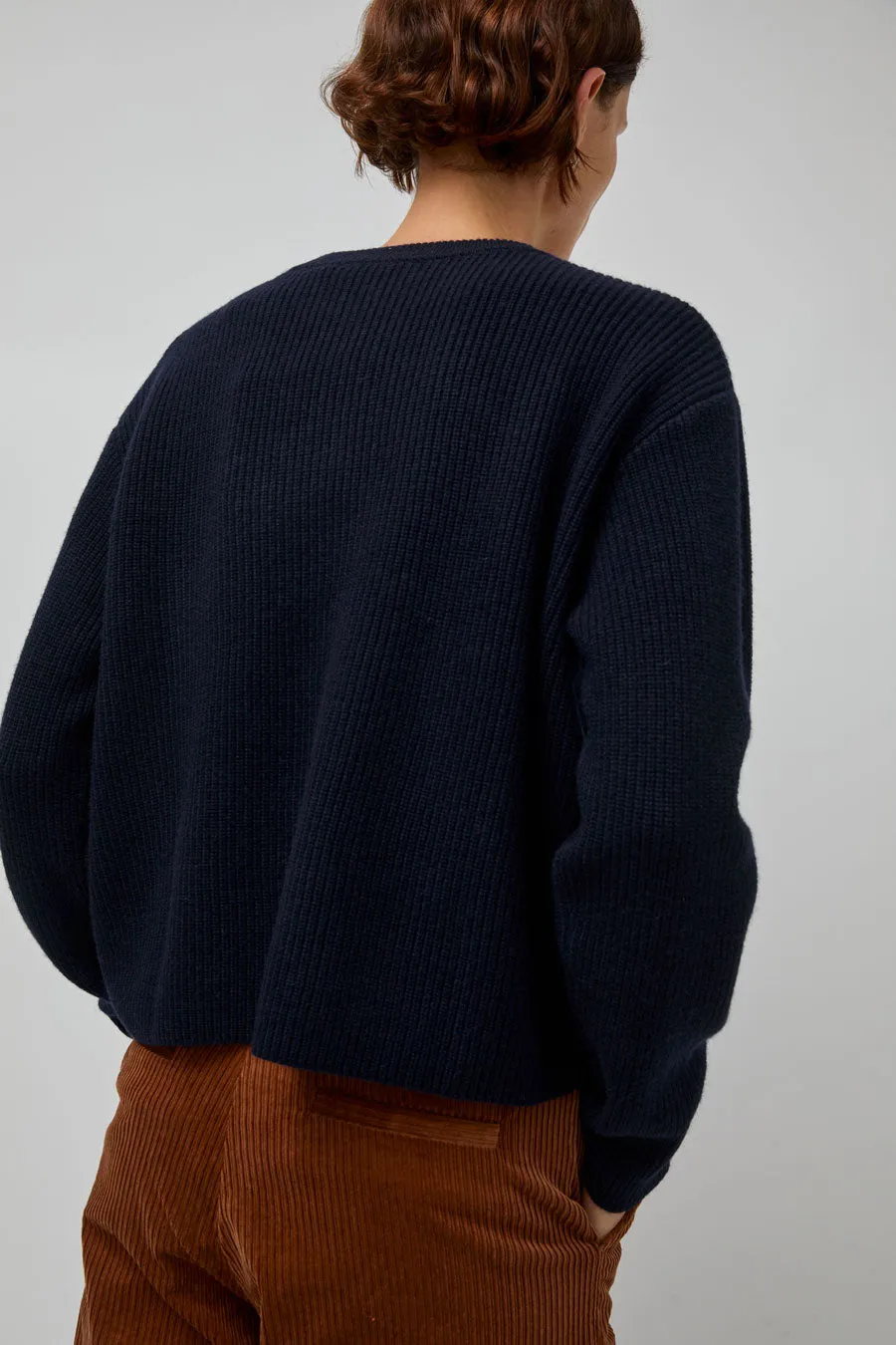 Rue De Tokyo Karli Crewneck Sweater in Navy sold by No. 6 product image thumbnail 4
