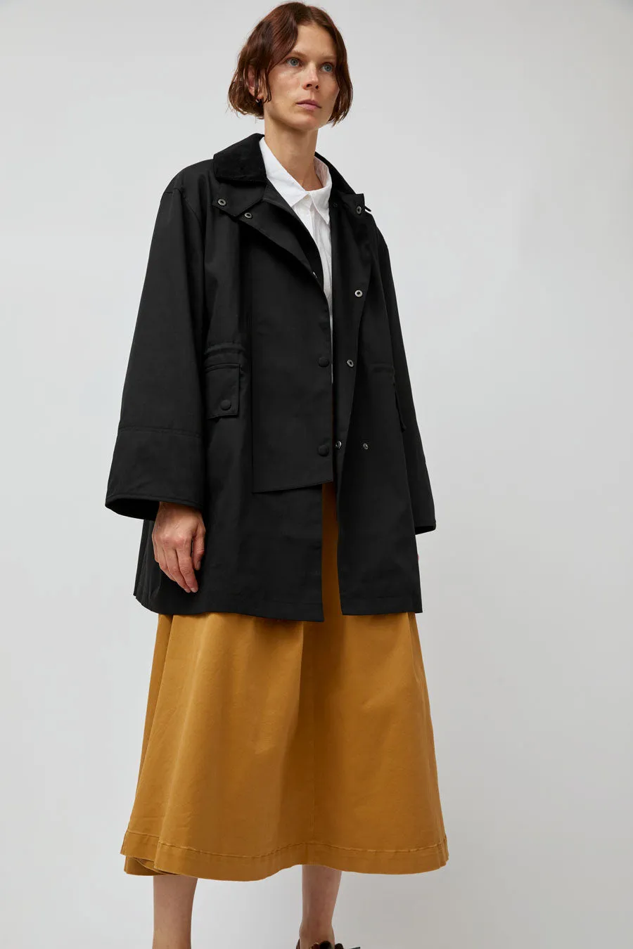 Rue De Tokyo Cimana Trench in Black sold by No. 6