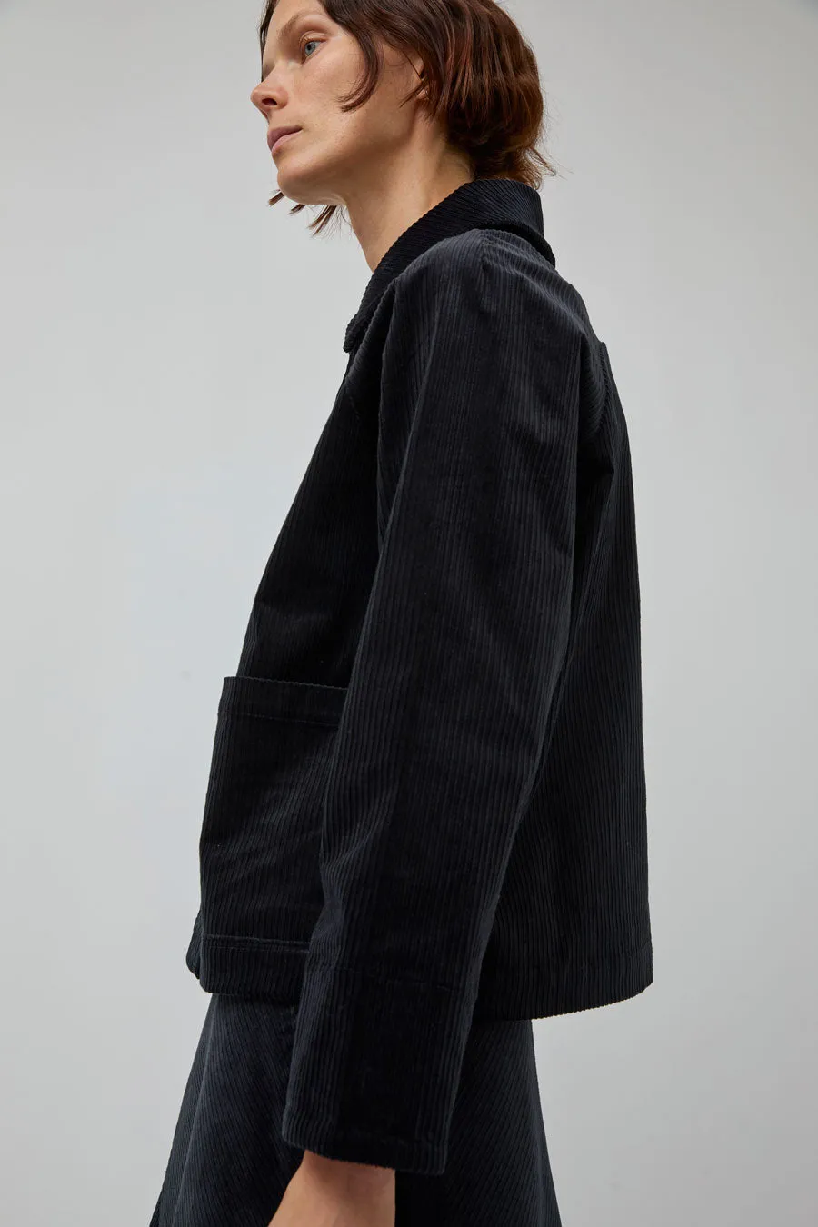 Rue De Tokyo Chira Jacket in Ink Navy Corduroy sold by No. 6 product image thumbnail 5