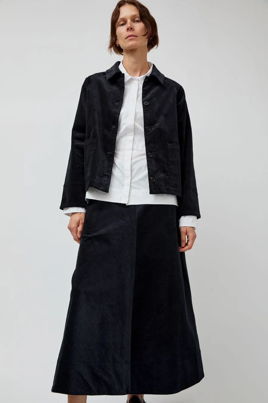 Rue De Tokyo Chira Jacket in Ink Navy Corduroy sold by No. 6 product image thumbnail 2