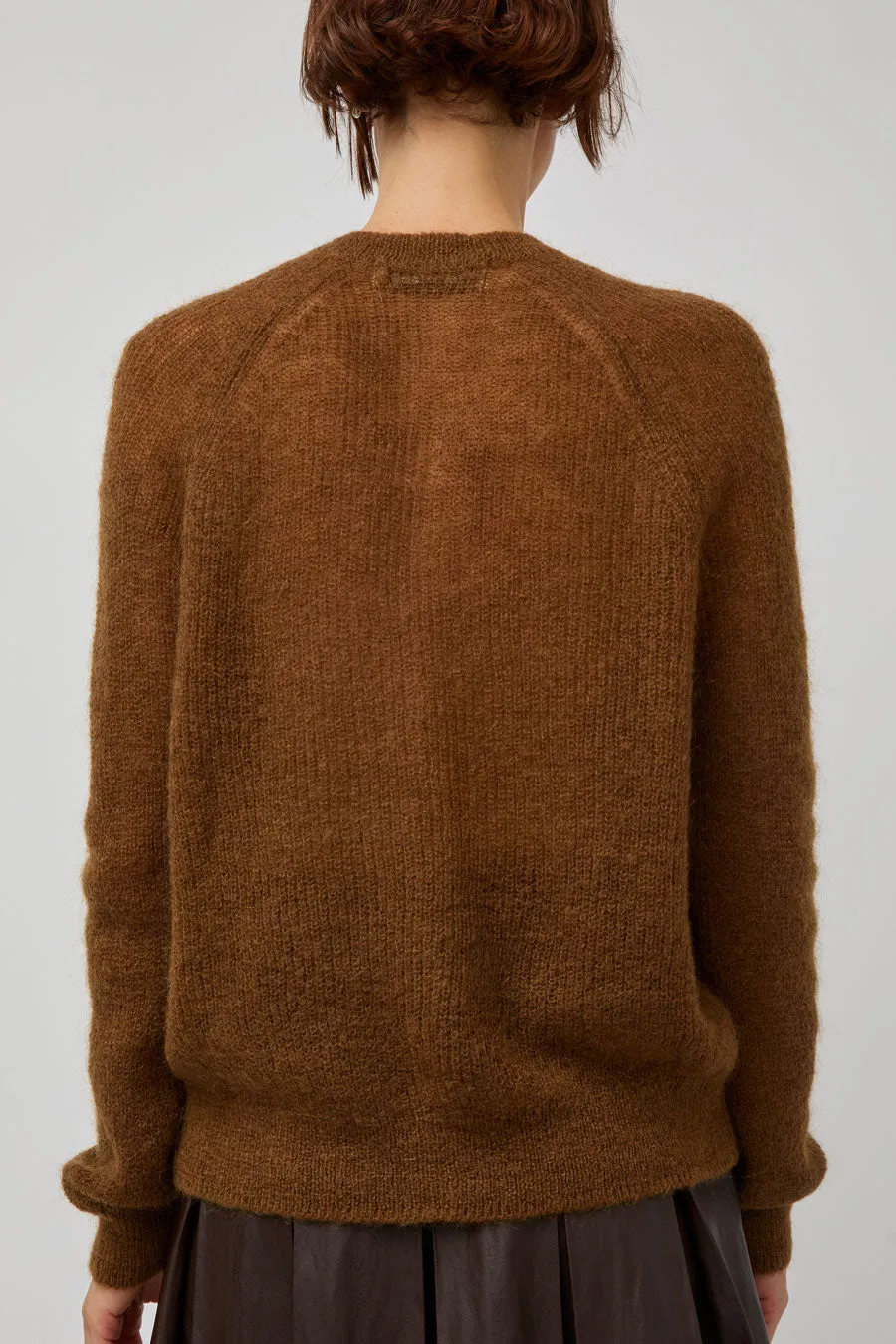 TONYWACK Wool and Mohair Cardigan in Camel sold by No. 6 product image thumbnail 5