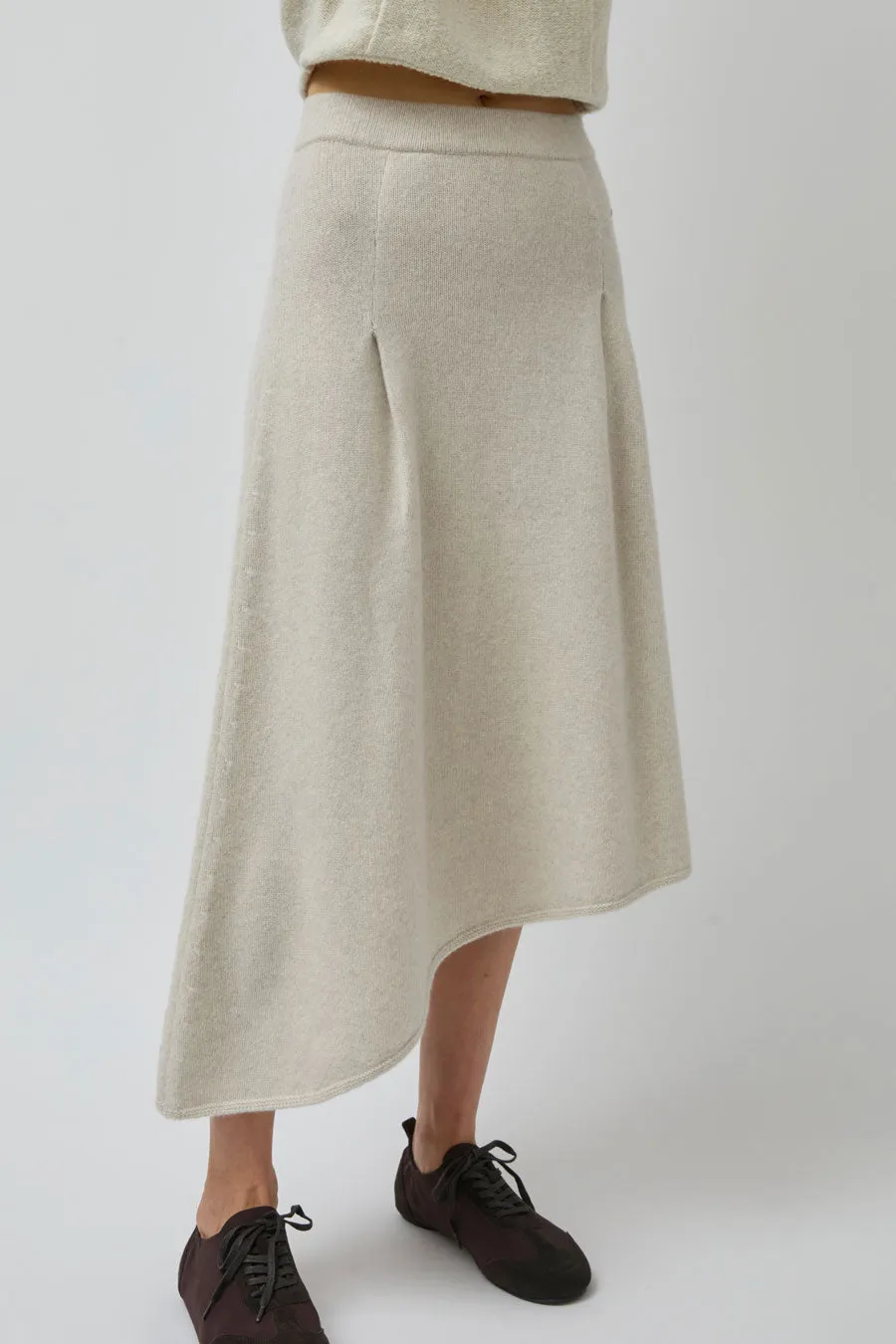 UMARMUNG Asymmetric Hem Skirt in Lamb sold by No. 6 product image thumbnail 5