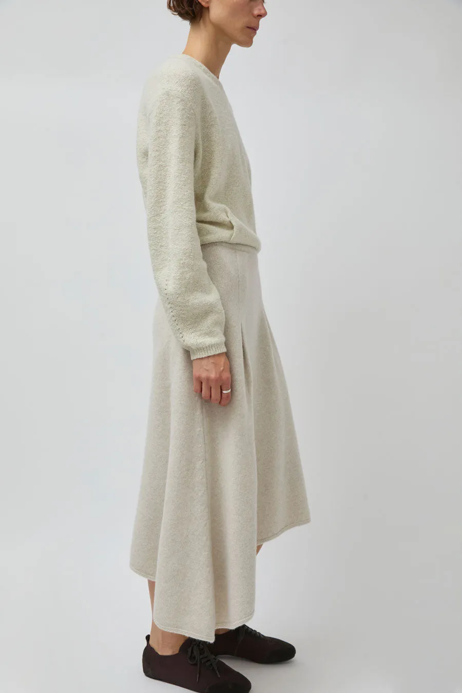 UMARMUNG Asymmetric Hem Skirt in Lamb sold by No. 6 product image thumbnail 4