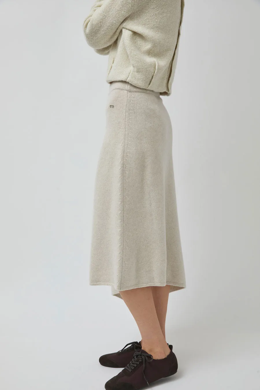 UMARMUNG Asymmetric Hem Skirt in Lamb sold by No. 6 product image thumbnail 2