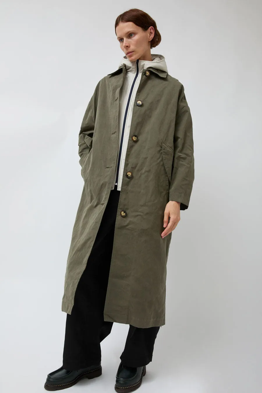 Pret Pour Partir Alma Coat with Removable Vest in Khaki sold by No. 6 product image thumbnail 2