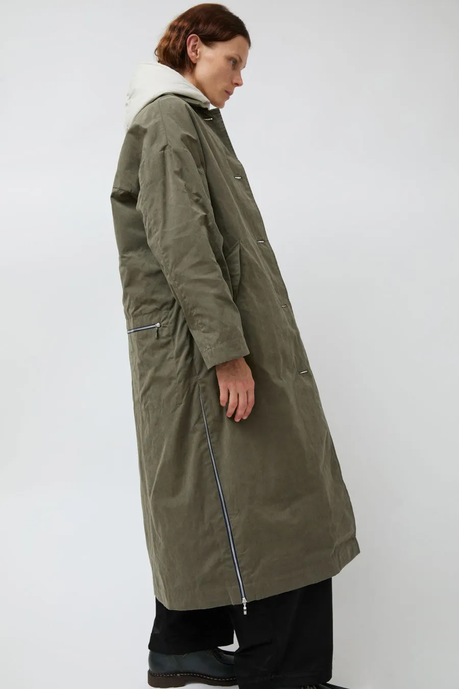 Pret Pour Partir Alma Coat with Removable Vest in Khaki sold by No. 6 product image thumbnail 3