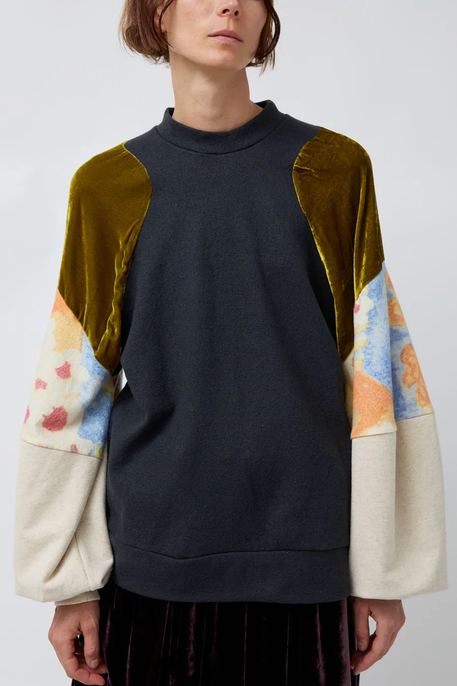 Anntian Mixed Sweaty in Olive Velvet Mix sold by No. 6 product image thumbnail 3