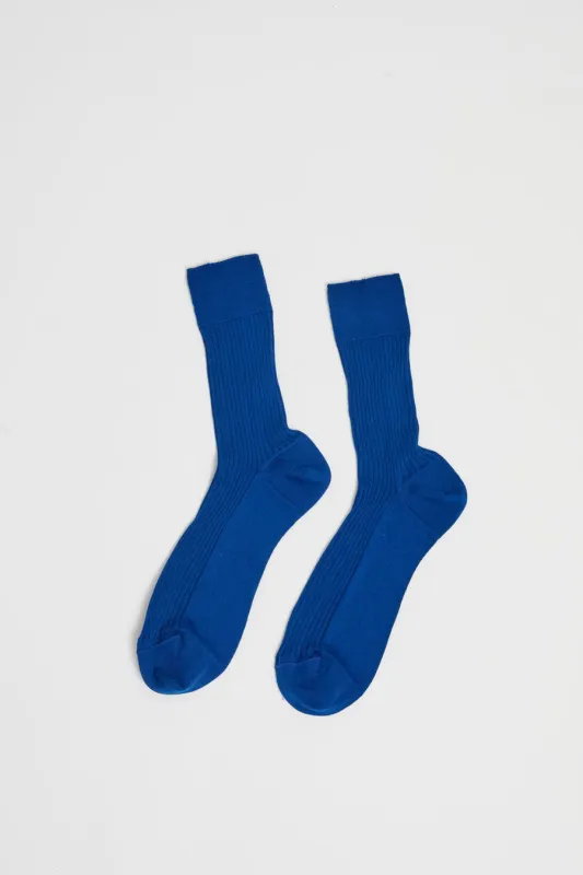 Maria La Rosa Bio Socks in Royal sold by No. 6
