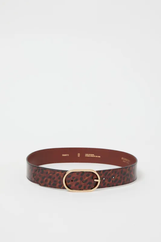 Herbert Frere Soeur La Paname Ecaille De Torture Belt in Carey sold by No. 6