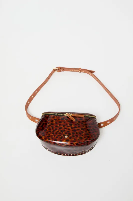 Herbert Frere Soeur La Lili Ecaille De Tortue Bag in Noir and Carey sold by No. 6