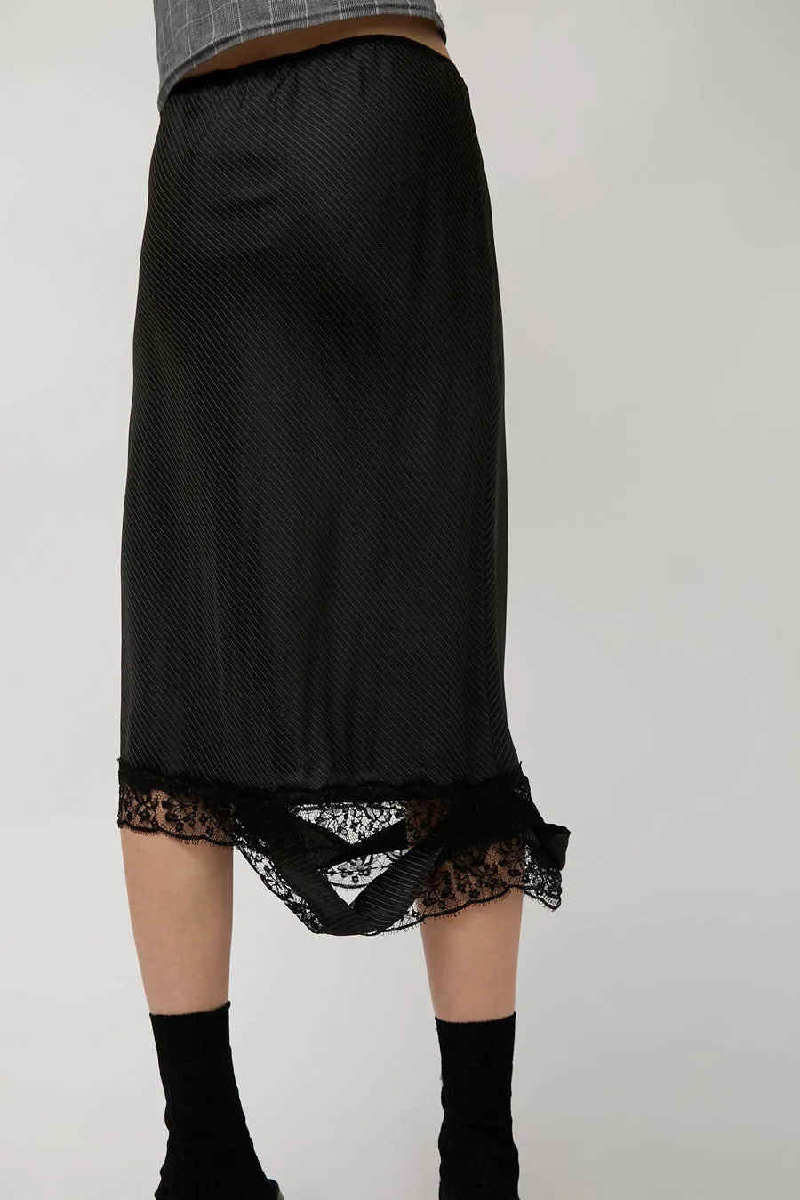 Rave Review Laila Deconstructed Skirt in Black Stripe sold by No. 6 product image thumbnail 3