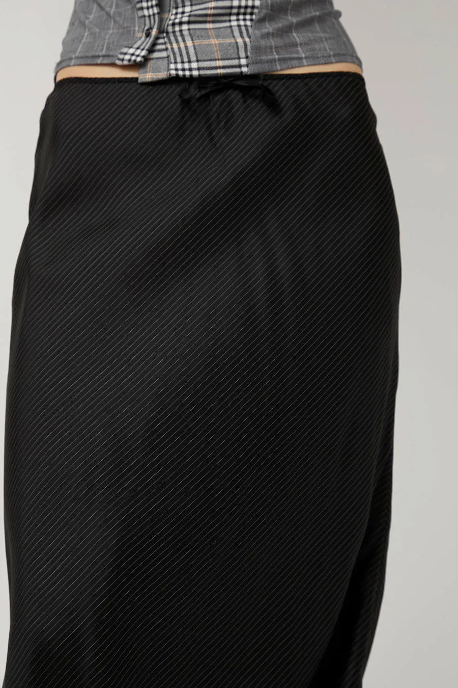 Rave Review Laila Deconstructed Skirt in Black Stripe sold by No. 6 product image thumbnail 4