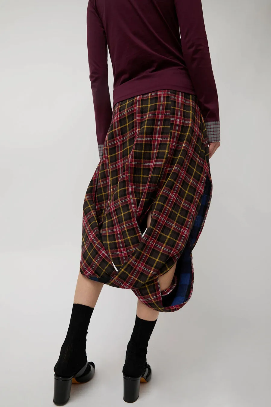 Rave Review Muriel Skirt in Red and Blue Double Check sold by No. 6 product image thumbnail 4