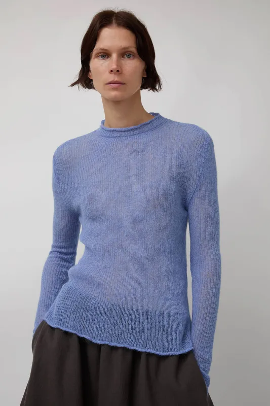 RUS Yubi Sweater in Salvia Blue sold by No. 6