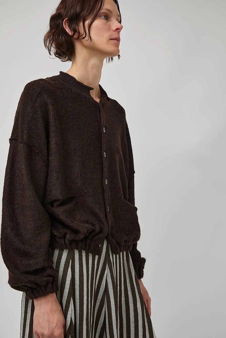 RUS Shinrin Cardigan in Espresso sold by No. 6 product image thumbnail 3