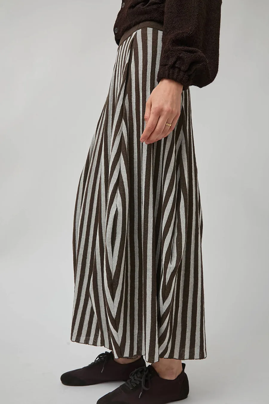 RUS Koma Skirt in Espresso and Chalk sold by No. 6 product image thumbnail 3
