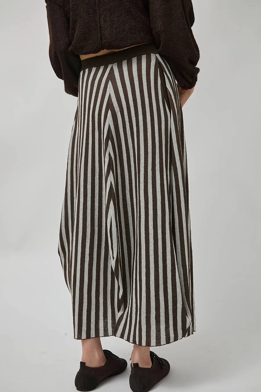 RUS Koma Skirt in Espresso and Chalk sold by No. 6 product image thumbnail 5