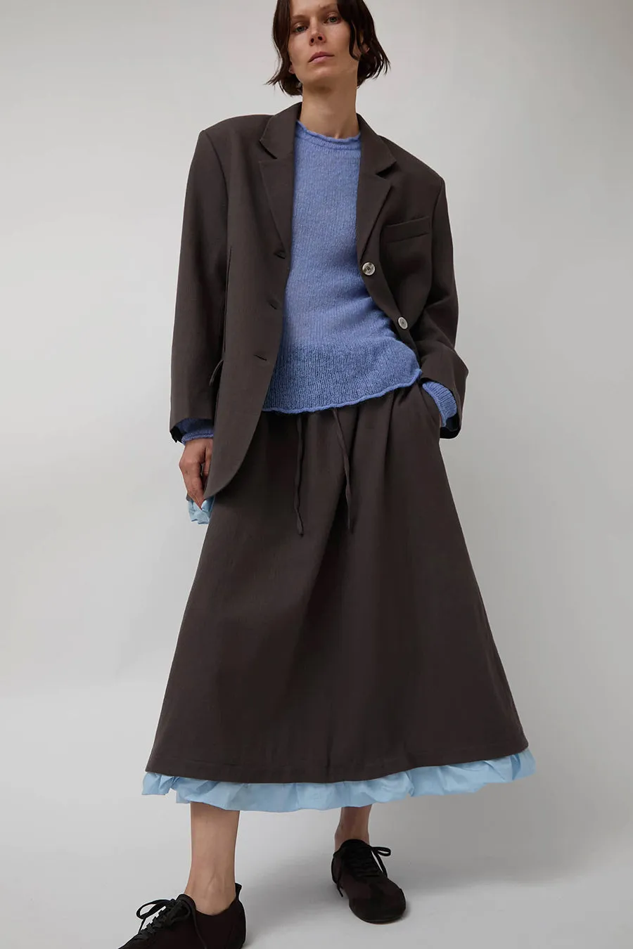 RUS Foso Skirt in Bark sold by No. 6