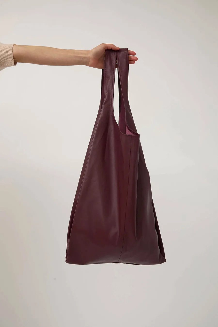 Modern Weaving XL Shopper in Burgundy sold by No. 6 product image thumbnail 3