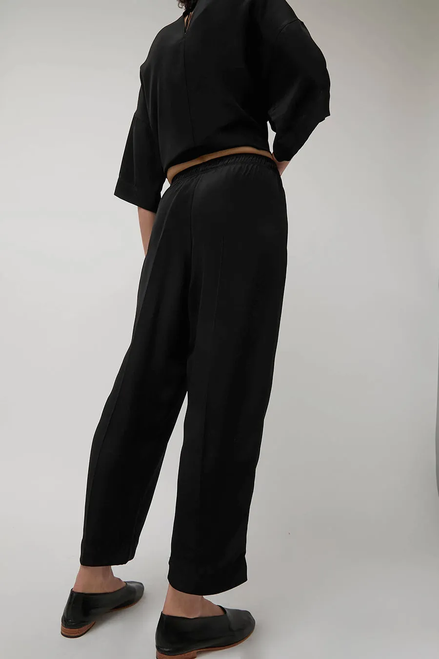 Modern Weaving Relaxed Lean Trouser in Black sold by No. 6 product image thumbnail 5