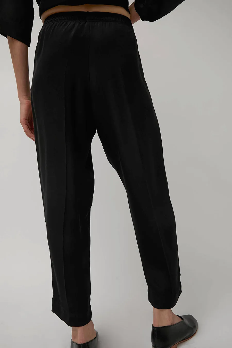 Modern Weaving Relaxed Lean Trouser in Black sold by No. 6 product image thumbnail 4